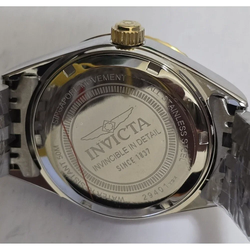 Invicta Specialty Musenova Womens Watch 36mm Two Tone Steel Gold 29401 Brand New